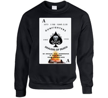 Load image into Gallery viewer, Army - Aco 1-6th 198th L.i.b -gunfighters - Death Card 67-69 Tet W Fire X 300 T Shirt
