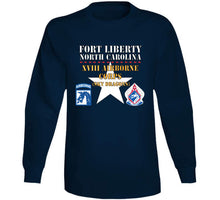 Load image into Gallery viewer, Army - Fort Liberty North Carolina - Xviii Airborne Corps (sky Dragons) - Ssi - Dui X 300 T Shirt
