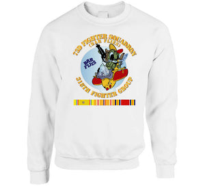 Aac - 73d Fighter Squadron - 318th Fighter Group - Wwii W Svc Classic T Shirt, Crewneck Sweatshirt, Hoodie, Long Sleeve