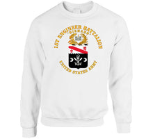 Load image into Gallery viewer, Army - Coa - 1st Engineer Battalion - Diehard Classic T Shirt, Crewneck Sweatshirt, Hoodie, Long Sleeve
