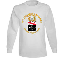 Load image into Gallery viewer, Army - Coa - 1st Engineer Battalion - Diehard Classic T Shirt, Crewneck Sweatshirt, Hoodie, Long Sleeve
