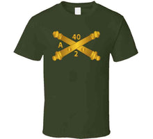 Load image into Gallery viewer, Army - Alpha Battery, 2nd Bn 40th Artillery Branch Wo Txt T Shirt
