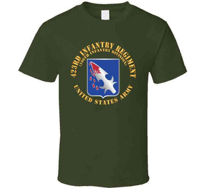 Army  - 423rd Infantry Regiment - Us Army W Dui X 300 T Shirt