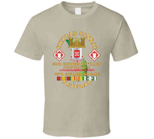 Army - Vietnam Combat Veteran - 62nd Engineer Bn,  20th Engineer Brigade  Ssi W Vn Svc X 300 T Shirt