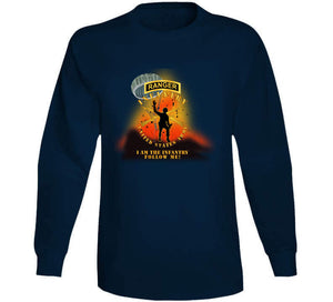 Army - Infantry - Follow Me - Ranger Tab - Paratrooper - I Am Infantry Battleground X 300 Classic T Shirt, Crewneck Sweatshirt, Hoodie, Long Sleeve