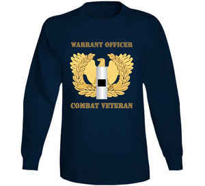 Emblem - Warrant Officer - Wo1 - Combat Veteran X 300 Classic T Shirt, Crewneck Sweatshirt, Hoodie, Long Sleeve