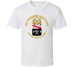 Army - Coa - 1st Engineer Battalion - Diehard T Shirt