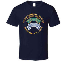 Load image into Gallery viewer, Joint Security Area - United Nations Command Support Group W Txt X 300 T Shirt
