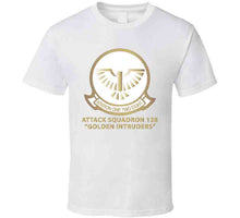 Load image into Gallery viewer, Attack Squadron 128 - Golden Intruders - White W Text X 300 Classic T Shirt, Crewneck Sweatshirt, Hoodie, Long Sleeve
