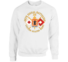 Load image into Gallery viewer, Army - 38th Signal Battalion - Dui - Us Army W Bn Number - Sig Br X 300 T Shirt
