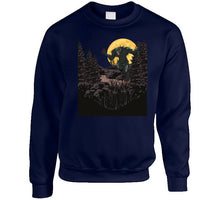 Load image into Gallery viewer, Wolfman Attacking Moon Forest - X 300 Classic T Shirt, Crewneck Sweatshirt, Hoodie, Long Sleeve
