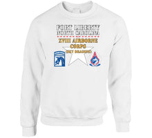 Load image into Gallery viewer, Army - Fort Liberty North Carolina - Xviii Airborne Corps (sky Dragons) - Ssi - Dui X 300 T Shirt
