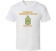 Load image into Gallery viewer, Command Sergeant Major - Csm Wtxt - Flat X 300 T Shirt
