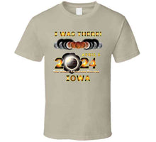 Load image into Gallery viewer, Total Eclipse - 2024 - I Was There W Yellow Outline - Iowa T Shirt
