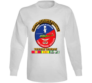 Casper Aviation Platoon - Vietnam Veteran - w Txt Classic T Shirt, Crewneck Sweatshirt, Hoodie, Long Sleeve