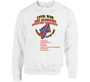 Civil War - 1st Alabama Infantry Regiment - Csa X 300 Classic T Shirt, Crewneck Sweatshirt, Hoodie, Long Sleeve