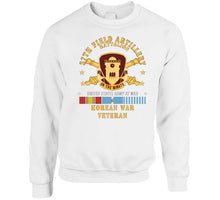 Load image into Gallery viewer, Army - 37th Field Artillery Battalion - Dui - Artillery Branch - Korean War Veteran Korea Svc X 300 T Shirt
