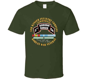 5th Ranger Infantry Company - Airborne - Korea W Svc Ribbons X 300 T Shirt