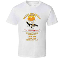 Load image into Gallery viewer, Army - 503rd Parachute Infantry Regiment - The Rock Regiment - Wars X 300 T Shirt

