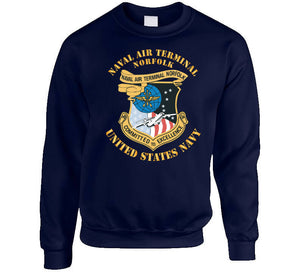 Navy - Naval Air Terminal Norfolk X 300 T Shirt