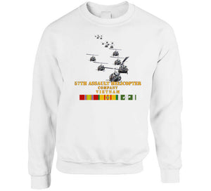 Army - 57th Assault Helicopter Co W Vn Svc X 300 Classic T Shirt, Crewneck Sweatshirt, Hoodie, Long Sleeve