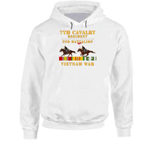 Load image into Gallery viewer, Army - 2nd Battalion,  7th Cavalry Regiment - Vietnam War Wt 2 Cav Riders And Vn Svc X 300 Classic T Shirt, Crewneck Sweatshirt, Hoodie, Long Sleeve
