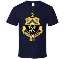 Load image into Gallery viewer, 2nd Battalion, 81st Armor - Dui W Regiment Number X 300 T Shirt
