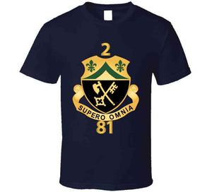 2nd Battalion, 81st Armor - Dui W Regiment Number X 300 T Shirt