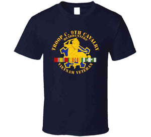 Army - Troop C, 9th Cavalry - Headhunters - Vietnam Vet W Vn Svc X 300 Classic T Shirt, Crewneck Sweatshirt, Hoodie, Long Sleeve