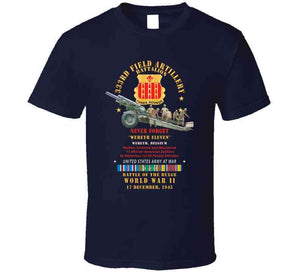 Dui - 333rd Field Artillery Battalion - Dui - Never Forget -wereth Eleven - 155mm Gun - Crew - Eur Svc Wwii - V1 X 300 T Shirt