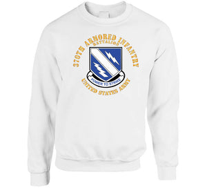 Army - 370th Armored Infantry Battalion - Dui W Txt X 300 Classic T Shirt, Crewneck Sweatshirt, Hoodie, Long Sleeve