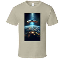 Load image into Gallery viewer, Alien Spaceship Flying Above The Earth Youth Hoodie
