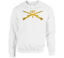 Load image into Gallery viewer, Army - 1st Bn, 167th Infantry - Inf Branch Wo Txt X 300 Classic T Shirt, Crewneck Sweatshirt, Hoodie, Long Sleeve
