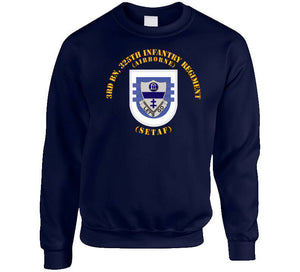 Army - Flash - 3rd Bn 325th Infantry Regiment - Abn - Setaf Wo Ds Classic T Shirt, Crewneck Sweatshirt, Hoodie, Long Sleeve