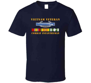 Army - Vietnam Veteran - Cbt Infantryman W Cib Vn Svc Classic T Shirt, Crewneck Sweatshirt, Hoodie, Long Sleeve