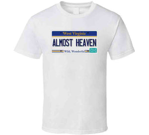 Govt - License - Wv - Almost Heaven Classic T Shirt, Crewneck Sweatshirt, Hoodie, Long Sleeve