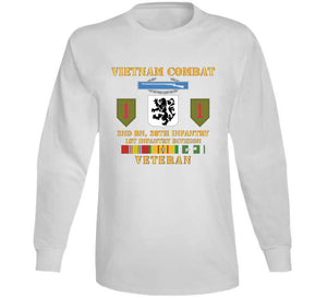 Vietnam Combat Infantry Veteran W 2nd Bn 28th Inf 1st Inf Div -  X 300 T Shirt