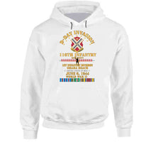 Load image into Gallery viewer, Army - 116th Infantry Regt - 1st Id - D Day W Follow Me W Svc Classic T Shirt, Crewneck Sweatshirt, Hoodie, Long Sleeve
