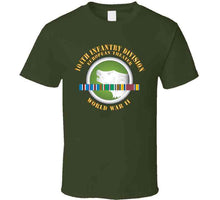 Load image into Gallery viewer, 104th Infantry Division - Europe - Ribbons Centered - Wwii X 300 T Shirt
