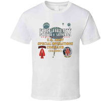 Load image into Gallery viewer, Army - Fort Liberty North Carolina - Us Army Special Operations Command (usasoc) - Ssi - Dui W 3 Parachutes X 300 T Shirt
