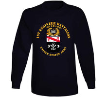 Load image into Gallery viewer, Army - Coa - 1st Engineer Battalion - Diehard Classic T Shirt, Crewneck Sweatshirt, Hoodie, Long Sleeve
