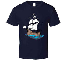 Load image into Gallery viewer, Pirate Ship - W Pirate Flag X 300 T Shirt
