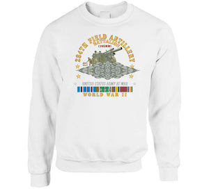 Dui - 284th Field Artillery Battalion - Dui W Br - 105mm Gun - Crew - Eur Svc Wwii X 300 Classic T Shirt, Crewneck Sweatshirt, Hoodie, Long Sleeve