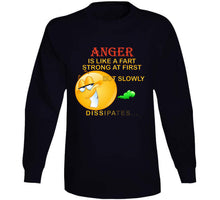 Load image into Gallery viewer, Anger - Is Like A Fart - Strong At First  X 300 T Shirt
