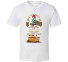 Load image into Gallery viewer, Army - Cold War Vet - A Co, 1st Bn 63rd Armor - 1st Inf Div - Fort Riley, Kansas - M60a1 Tank  - Bro W Cold Svc X 300 T Shirt
