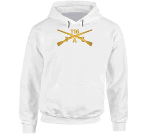 Army - 116th Infantry Regiment Branch - Alpha Company Wo Txt Classic T Shirt, Crewneck Sweatshirt, Hoodie, Long Sleeve