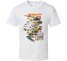 Load image into Gallery viewer, Map - Vietnam Units with Wpns - Equipment Classic T Shirt, Crewneck Sweatshirt, Hoodie, Long Sleeve
