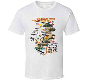 Map - Vietnam Units with Wpns - Equipment Classic T Shirt, Crewneck Sweatshirt, Hoodie, Long Sleeve