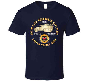 899th Tank Destroyer Battalion W Td - Ssi - Us Army X 300 T Shirt