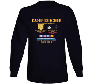 Camp Ritchie - Cascade, Maryland - Mitc, Pow Camp W Svc Amcam - Wwii X 300 T Shirt